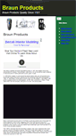 Mobile Screenshot of braunproducts.net